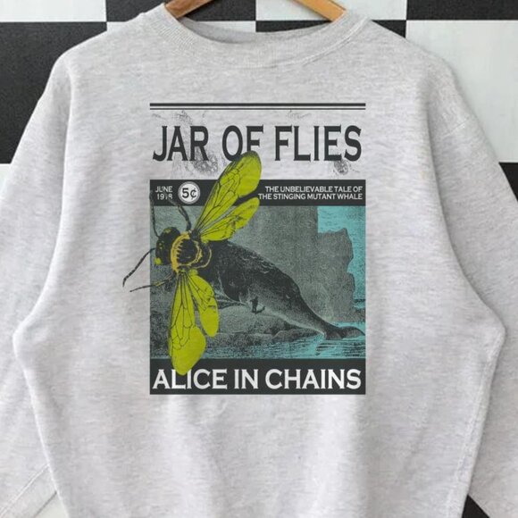 Vintage Alice In Chains Band Sweatshirt, Retro Jar of Flies Concert Shirt Unisex - Picture 2 of 4
